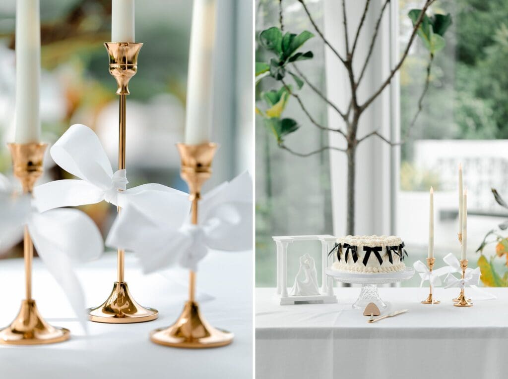 all white and greenery wedding at greenhouse two rivers venue