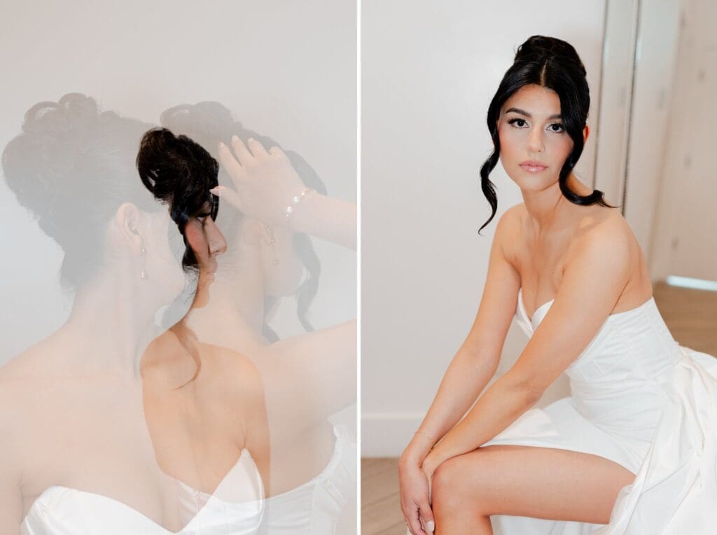 bridal morning getting ready photos