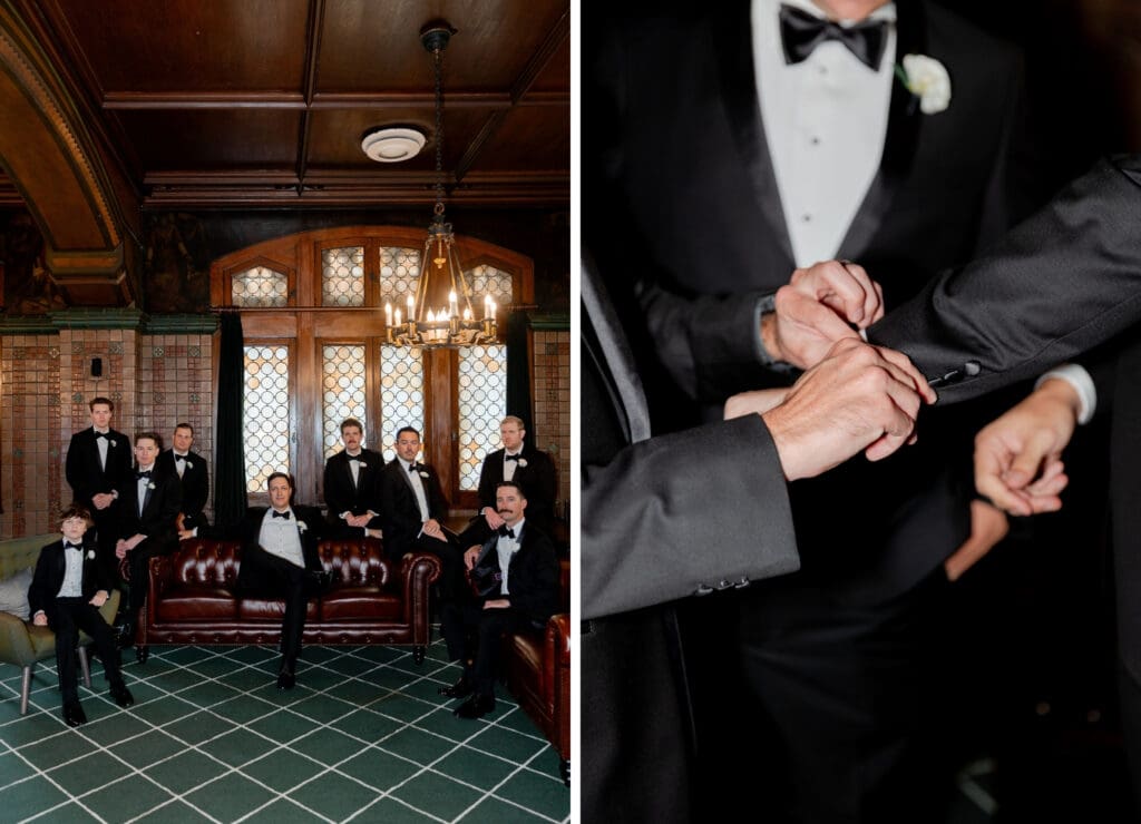 groom editorial wedding photos flash photography