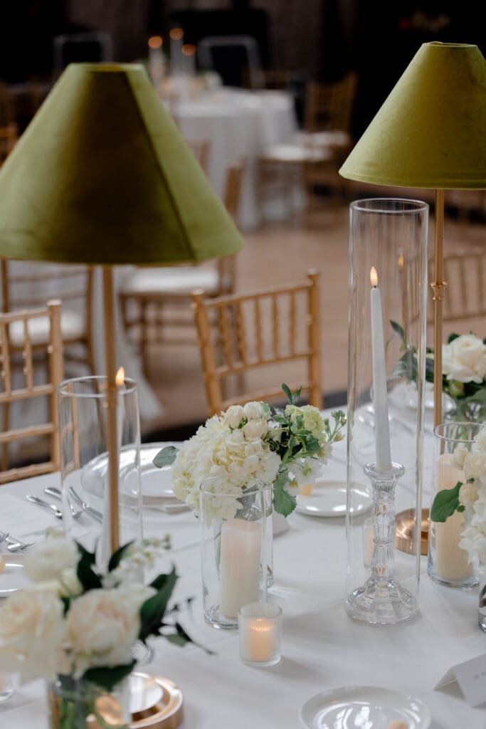 timeless wedding reception decor