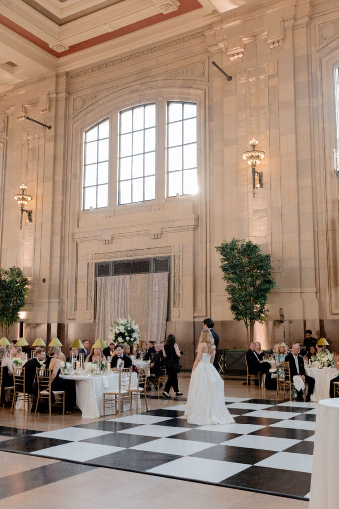 Tate & Haden's Timeless Black Tie Wedding at Union Station