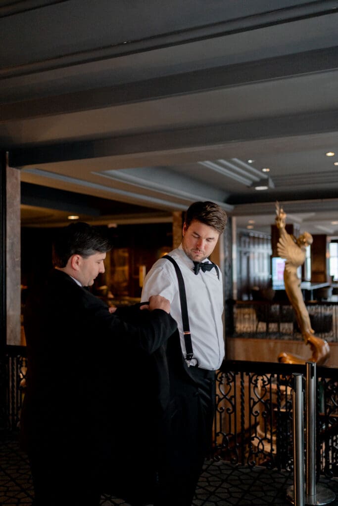 Tate & Haden's Timeless Black Tie Wedding at Union Station