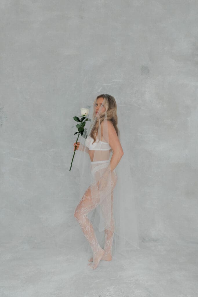 intimate boudoir session in kansas city