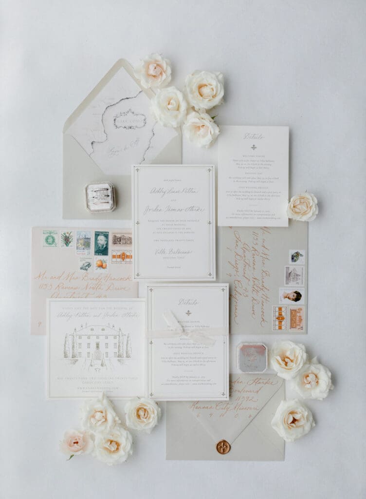 Elegant and timeless wedding details